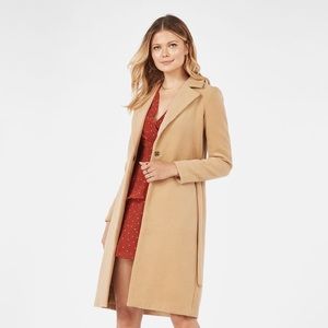 🍂NWOT Just Fab Belted Oversized Wool Coat